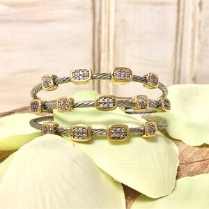 Elegant Gold and Silver Women's Bracelet